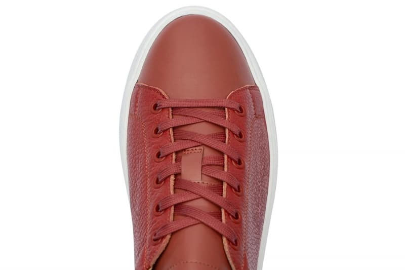 Sneakers natural leather bricks