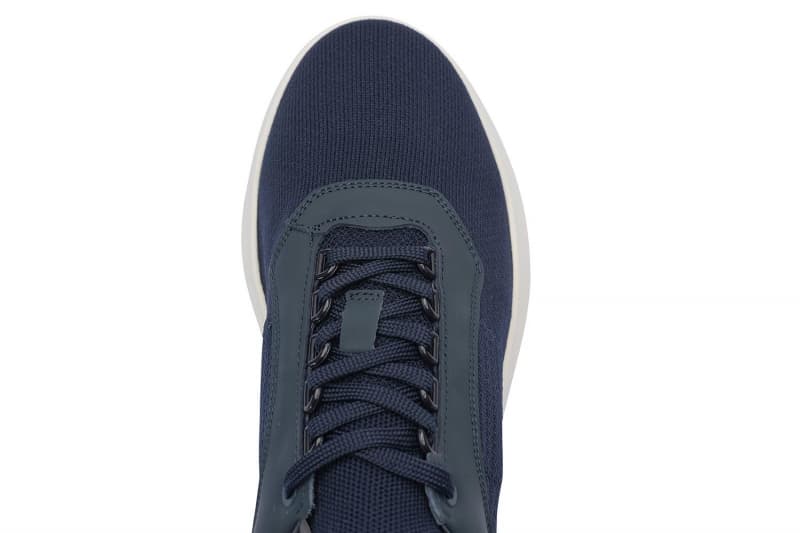 Navy Sneakers Genuine Leather